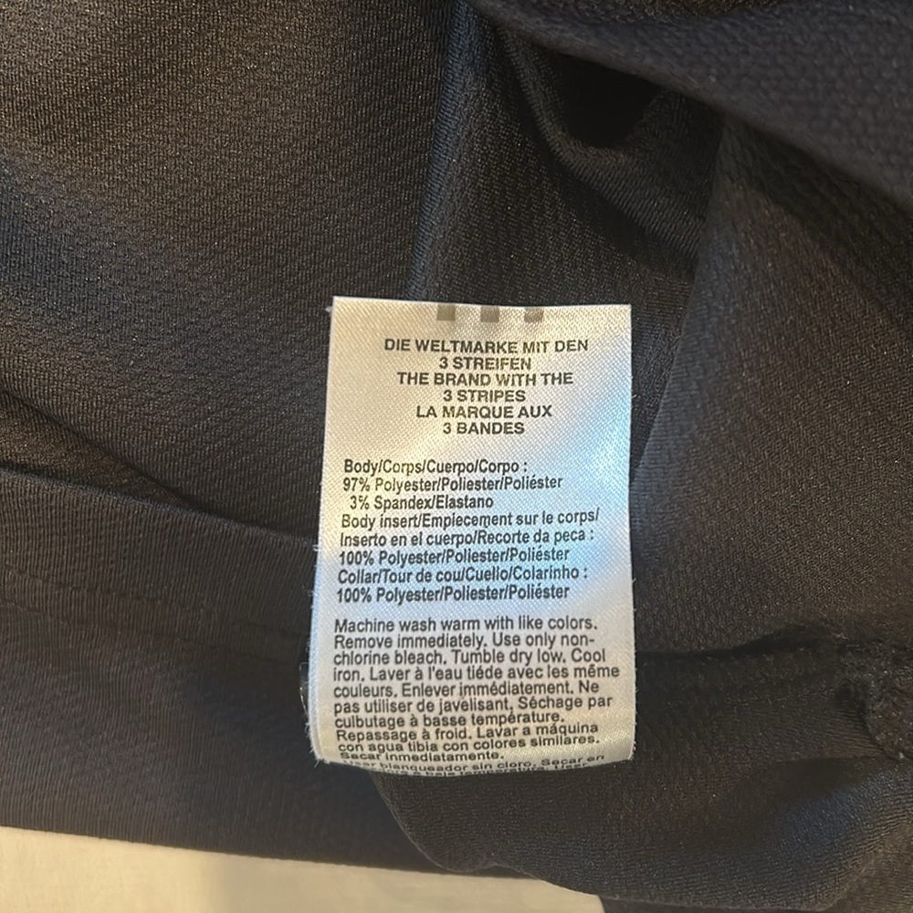 Adidas Black Climate Control Polo Size XL New York Excellent Like New - Picture 7 of 8